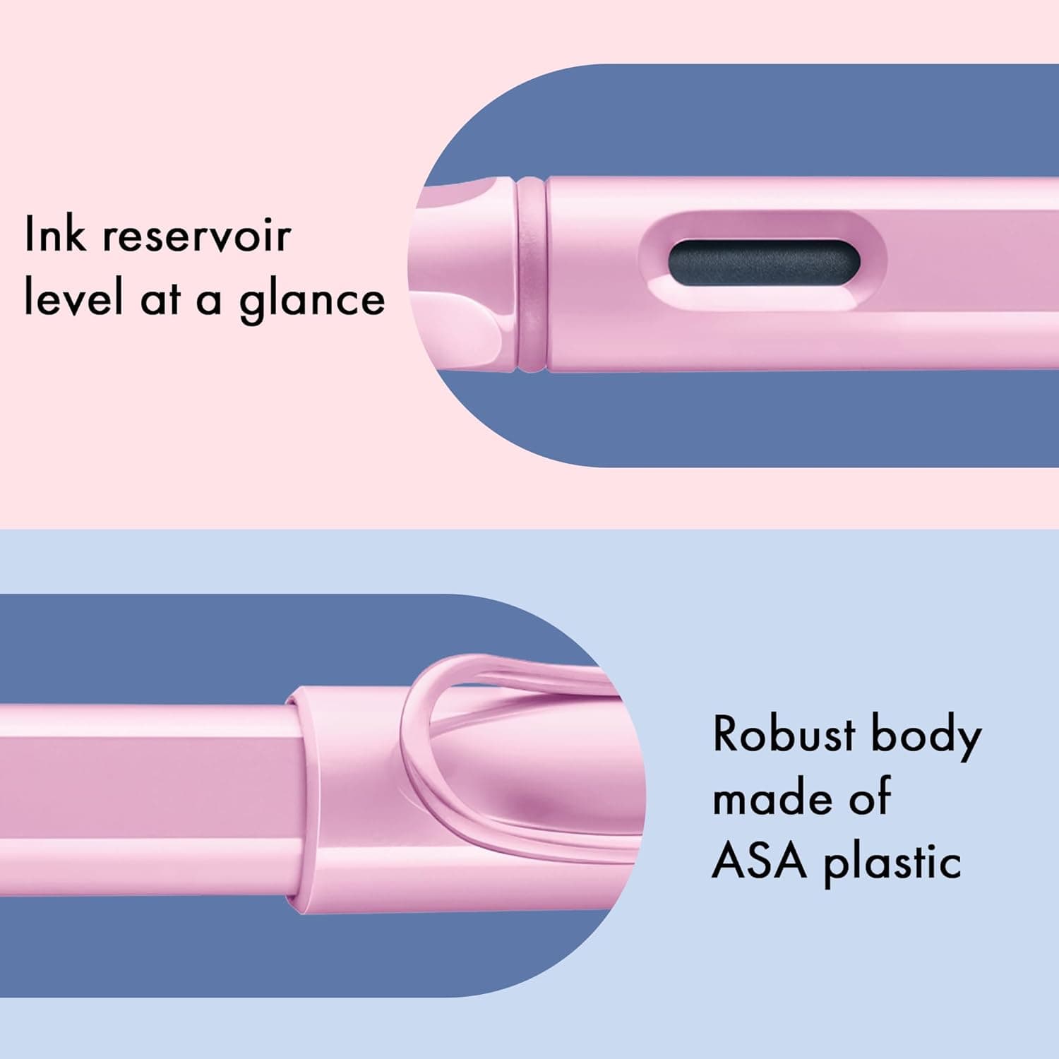 Lamy Safari Lightrose Fechada